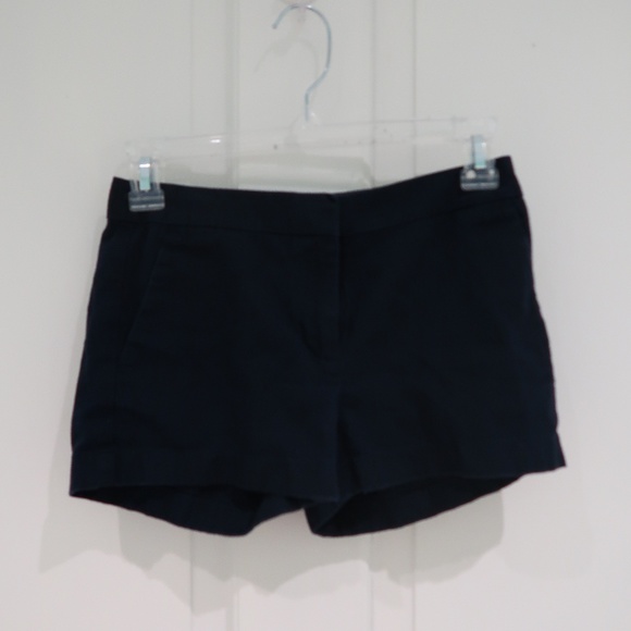 J Crew Checkered Top and Navy Shorts - Picture 4 of 5